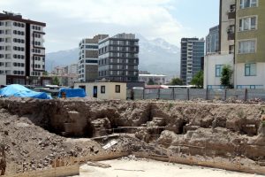 Kayseri'de inşaat sırasında tarihi kalıntılar bulundu