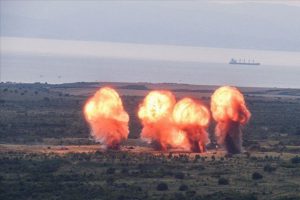 Gelibolu'da 'Tam Birlik Atışlı Arazi Tatbikatı'
