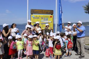 &Ccedil;anakkale'de 3 plaja mavi bayrak verildi