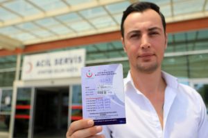 Tartıştığı kişi tarafından ısırılınca kuduz aşısı yapıldı