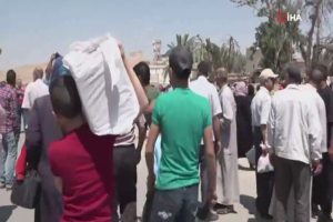 Antik kentin sakinleri evlerine geri d&ouml;n&uuml;yor