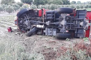 Orman işletme aracı tarlaya u&ccedil;tu: 3 yaralı