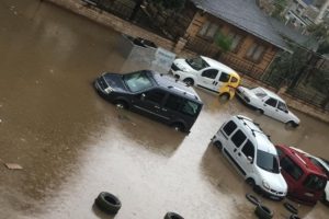 Ordu ve Giresun'da sağanak etkili oldu, dereler taştı