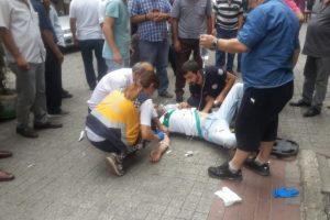 Bursa'da kahve i&ccedil;erken bı&ccedil;aklandı