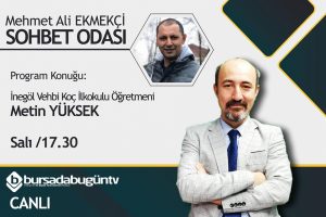 Mehmet Ali Ekmek&ccedil;i ile Sohbet Odası (Metin Y&uuml;ksek)