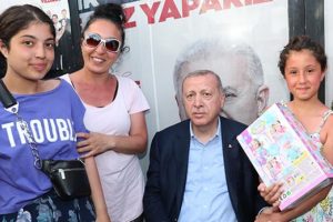 Erdoğan vatandaşlarla bir araya geldi