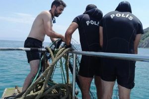 Yasaklanmıştı, deniz altında gizlenmiş halde bulundu