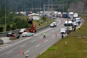 Bolu Dağı T&uuml;neli'nde trafik kazası tatbikatı