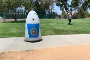 ABD'de robot polis ilk devriyesine &ccedil;ıktı