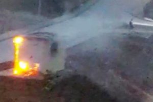 Trafo bomba gibi patladı