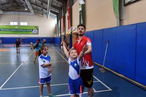 Bursa'da gen&ccedil; badmintonculara milli destek