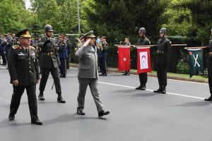Arnavutluk Genelkurmay Başkanı'ndan Orgeneral G&uuml;ler'e ziyaret