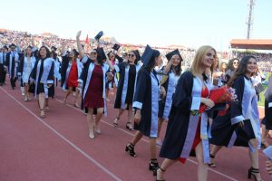 &Ccedil;OM&Uuml;'de mezuniyet t&ouml;reni