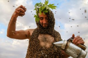 'Arı Adam'ın hedefi Guinness'e girmek