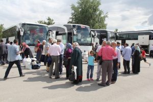 Sivas'tan 6 bin kişi oy kullanmak i&ccedil;in İstanbul'a uğurlandı