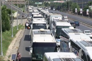 15 Temmuz Demokrasi Otogarı'nda se&ccedil;im yoğunluğu