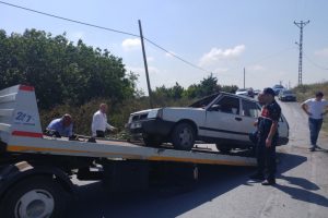 Oy kullanmaktan d&ouml;nen aile kaza yaptı: 1 &ouml;l&uuml;, 1 yaralı