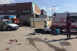 Bursa İneg&ouml;l'de iki motosiklet &ccedil;arpıştı: 2 yaralı