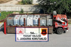 Yozgat'ta 14 bin litre ka&ccedil;ak akaryakıt ele ge&ccedil;irildi
