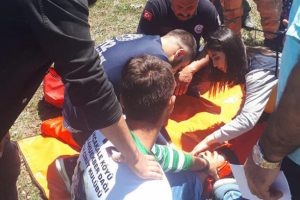 Cirit müsabakalarında talihsiz kaza