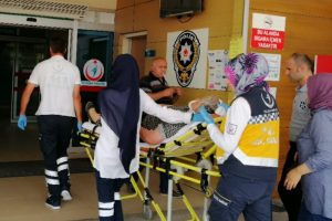 Bursa'da saman indirirken r&ouml;morktan d&uuml;şt&uuml;