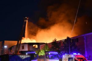 Tekirdağ'da kimyasal madde deposunda patlama