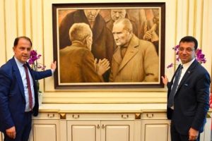 AK Partili &Ccedil;amlı'nın İBB'deki Atat&uuml;rk tablosuyla ilgili yorumu tartışma yarattı
