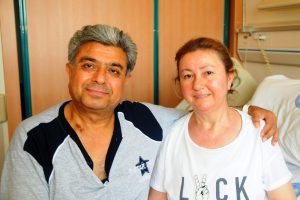 Bel&ccedil;ika'dan gelip b&ouml;breğiyle ağabeyini hayata bağladı