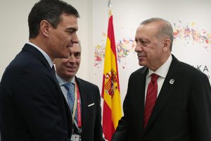 Cumhurbaşkanı Erdoğan, Sanchez'i kabul etti