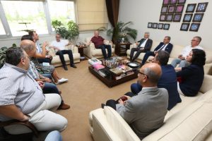 Bursa Nil&uuml;fer Belediye Başkanı Turgay Erdem'den BGC'ye ziyaret