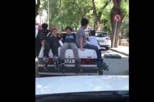 Patenli gen&ccedil;lerin tehlikeli yolculuğu kamerada