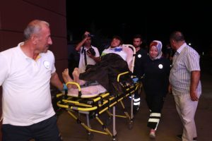 Havalimanında korkutan kaza