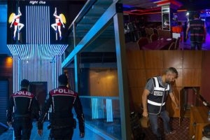 300 polisli operasyon! Ka&ccedil;ak &ccedil;alıştırılan 6 kadın gizli b&ouml;lmede yakalandı