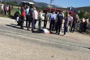 Karşıya ge&ccedil;mek isterken canından oldu