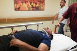 Bursa'da iş&ccedil;inin kafasına sac d&uuml;şt&uuml;