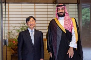 Veliaht Prens Selman, Japon İmparatoru ile g&ouml;r&uuml;şt&uuml;