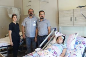 Karın boşluğundan 8 litre sıvı alındı