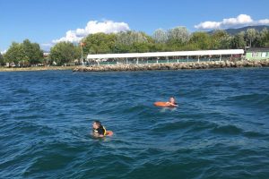 Bursa'da jetskiden d&uuml;şen gen&ccedil;lerin kurtarılma anı kamerada