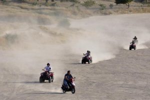 ATV ile Kapadokya turuna turistlerde yoğun ilgi