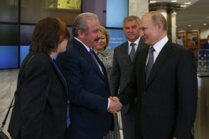 TBMM Başkanı Şentop Putin ile g&ouml;r&uuml;şt&uuml;