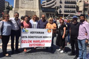 Usta &ouml;ğreticiler sorunlarını Ankara'ya taşıdı
