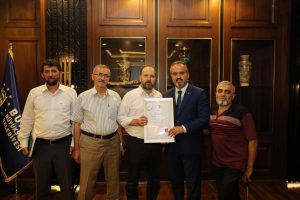 Bursa Emirsultan İYH'den Başkan Aktaş'a ziyaret