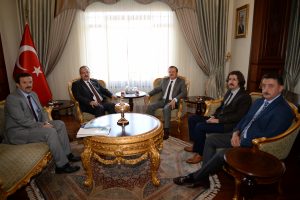 Bursa Uludağ &Uuml;niversitesi Rekt&ouml;r&uuml; Kılavuz'dan kent protokol&uuml;ne iade-i ziyaret