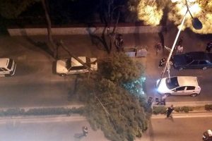 &Ccedil;am ağacı seyir halindeki aracın &uuml;st&uuml;ne devrildi, facia ucuz atlatıldı