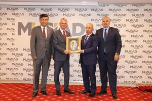 M&Uuml;SİAD Bursa Kanada Ankara B&uuml;y&uuml;kel&ccedil;isi'ni ağırladı