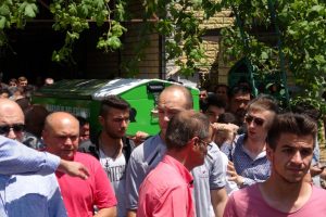 Kazada &ouml;len Melek, toprağa verildi