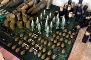 Afrin'de, PKK'nın m&uuml;himmat deposu ele ge&ccedil;ti