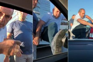 Trafik magandaları hamile kadının eşinden şikayet&ccedil;i oldu