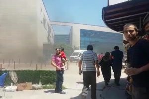 Bursa'da hastanede panik anı kameralarda&nbsp;