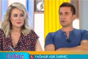 Emre Aşık ile Yağmur Sarnı&ccedil; canlı yayında sınırı aştı
